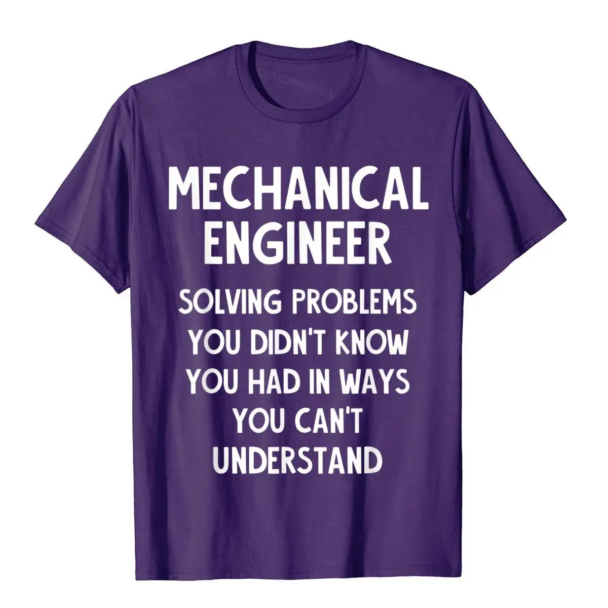 Mechanical Engineer Definition Funny Engineering Gift T-Shirt__B11418purple