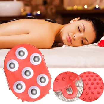 

360 Rotation Foot Massager Muscle Pain Relief 7 Ball Relax Device for Neck Back Shoulder Body Health Care