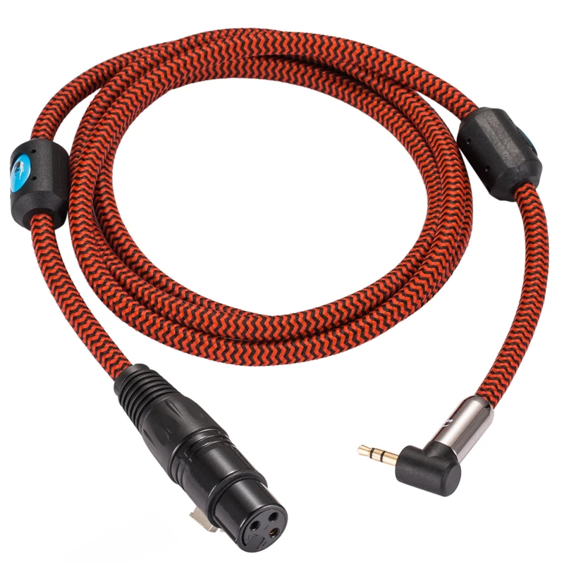 Angled 3 5 Mini Jack to XLR Female Cable for Condenser Microphone PC Headphone Mixing Console Audio Cable 1M 2M 3M 5M 8M