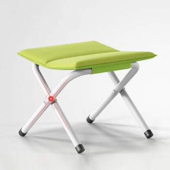 

4 LEGS STRONG CHAIR SEAT FOLDING CAMPING STOOL PORTABLE HIKING FISHING BBQ COLOURS AVAILABLE