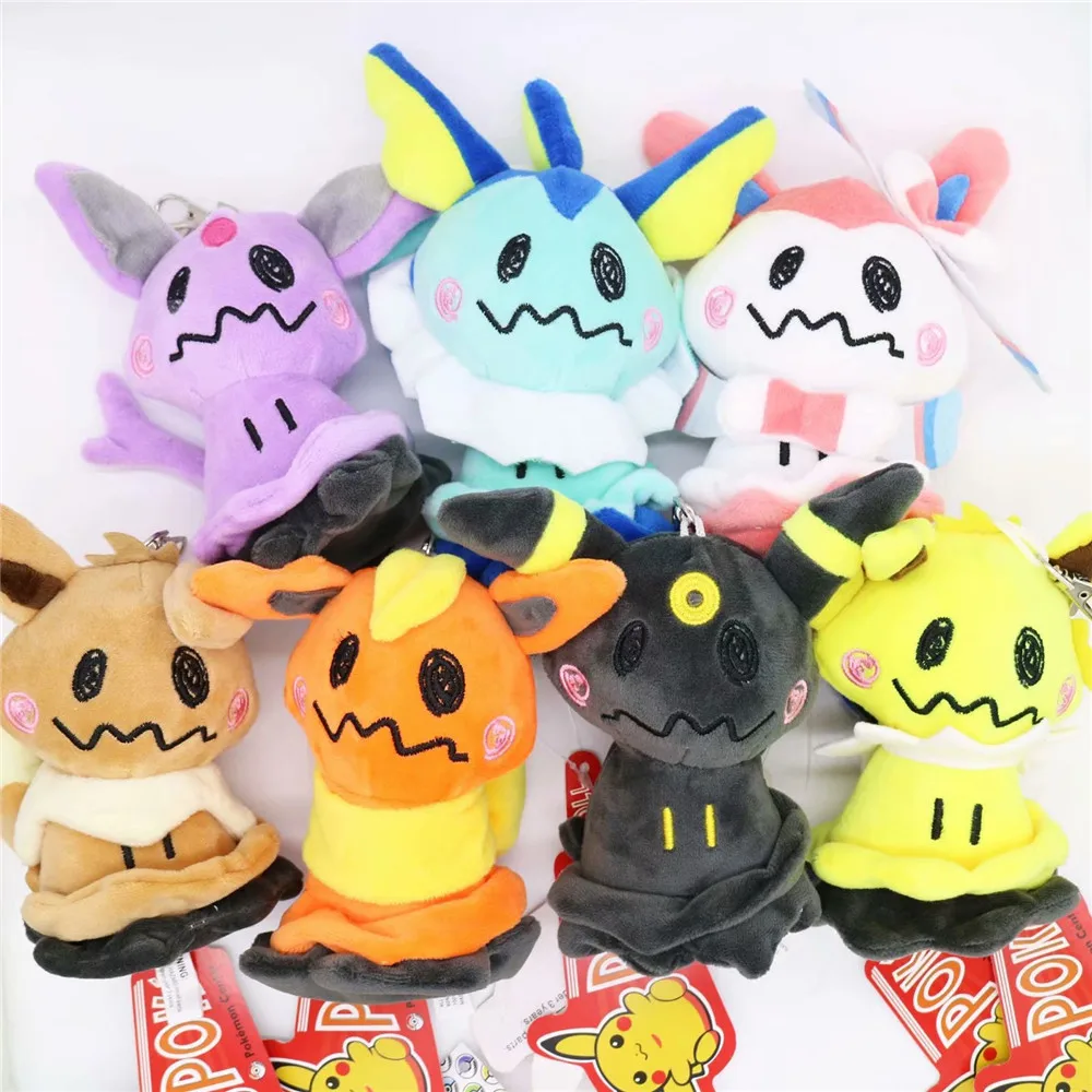 Takara Tomy Pokemon плюшевые 12 см Eevee Sylveon Umbreon Vaporeon Glaceon Espeon подвесные детские игрушки подарок