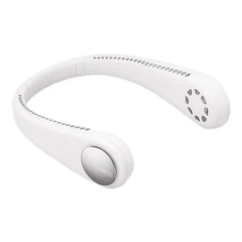 

Portable Mini Hanging Neck Fan USB Rechargeable Fan Air Cooler