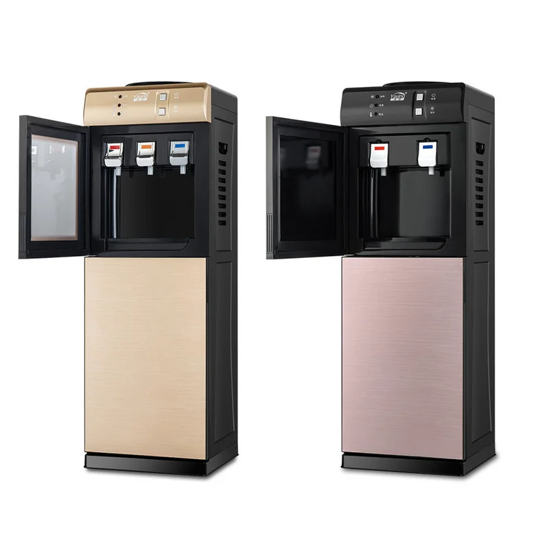 220V Water Dispenser Vertical Hot and Cold Type Household Mini Small Energy-saving Stainless Steel Water Heater
