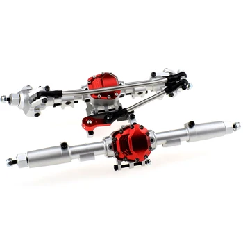 

SOJERC Aluminum Axle Front & Rear Axle Fit For 1/10 RC Rock Crawler AXIAL SCX10 Honcho (Front & Rear Axle)
