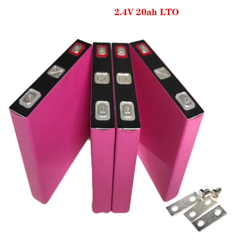 2,4 v 20Ah литиевая батарея, литиевый титанит 2,3 v 20Ah аккумулятор лто 6C Разрядка Для DIY 12V 24V скутер RV хранение солнечной энергии