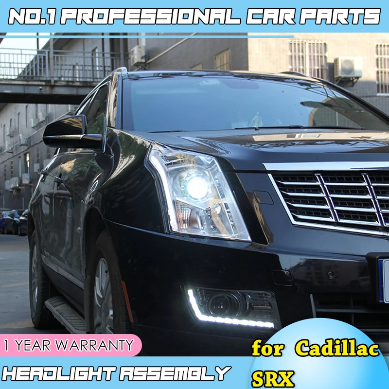 Автомобильный Стайлинг для Cadillac SRX фары 2011- SRX светодиодный фары DRL Объектив Двойной Луч D2H HID Xenon bi xenon объектив
