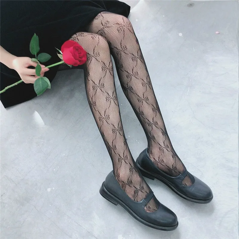 

Autumn Tights Women Sexy underwear Japanese Lolita Butterfly Hosiery Soft Girl's Legs Stockings Hight Thigh Fishnet Pantyhose