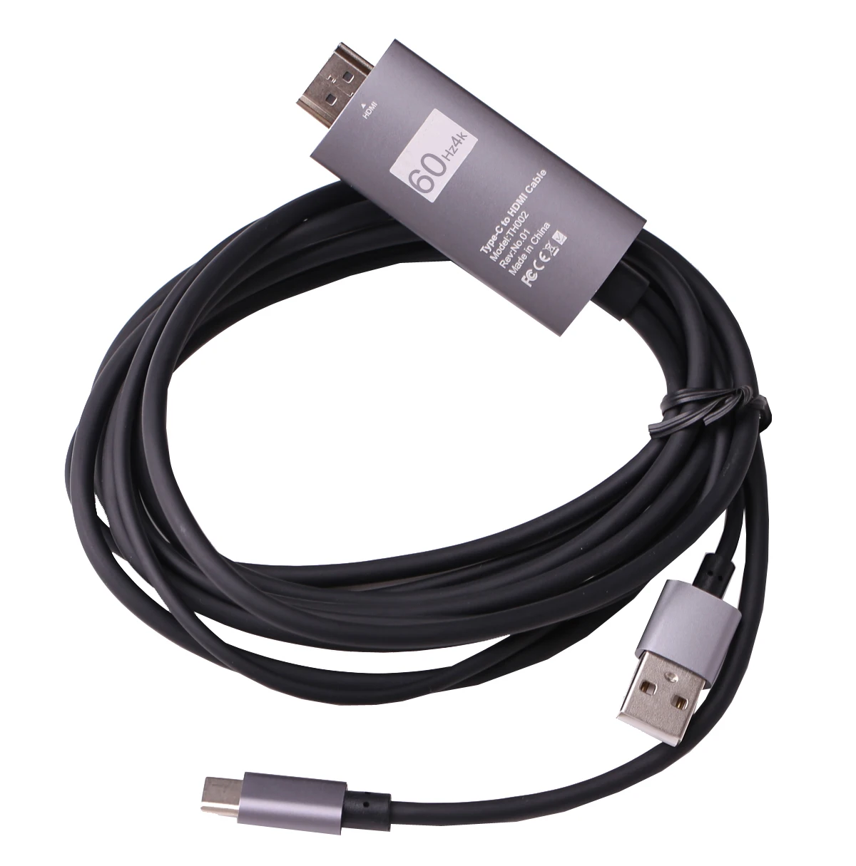 

4K 60HZ 30HZ USB 3.1 USB-C Type C To HDMI Cable HDTV Adapter for Lenovo ThinkPad X1 2018 MacBook Pro Samsung S8 S9 NOTE 8 9 10