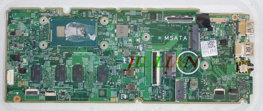 Материнская плата ноутбука для Dell Chromebook 7310 Материнская плата ноутбука DW62M W/3215U 1,7 GHz 4GB протестирована OK