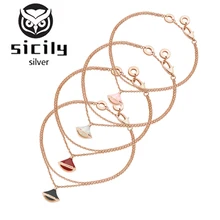 Браслет fit bulgaria для женщин из стерлингового серебра 925 пробы, высокое качество, оригинальная форма кленового листа, модные ювелирные изделия для пар, свадебный подарок