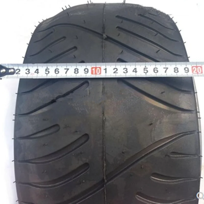 Self-made Four-wheeled Beach Car Go-kart Refitted Flat Vacuum Road Tire 205/30-10 Iron Wheel Hub