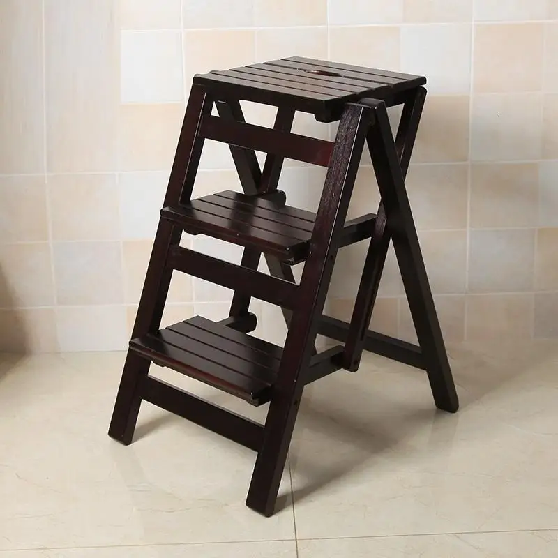 MODEL AA Табурет Cocina Banco складной стул Escalera Plegable Ванная комната для пожилых людей дерево Escaleta Merdiven Escabeau стул лестница - Цвет: MODEL AA