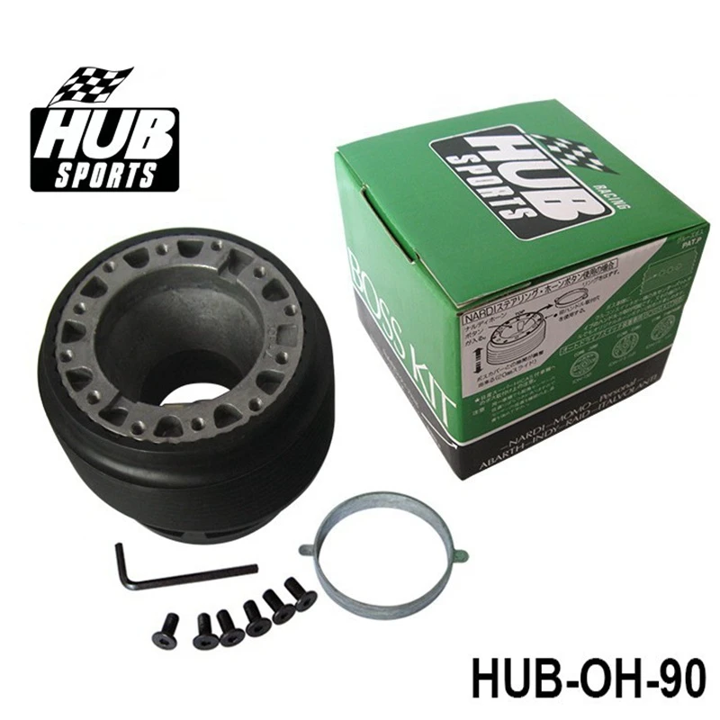 For Honda Civic//CRX//Integra Blue Aluminum Steering Wheel 6-Hole HUB Adapter Kit