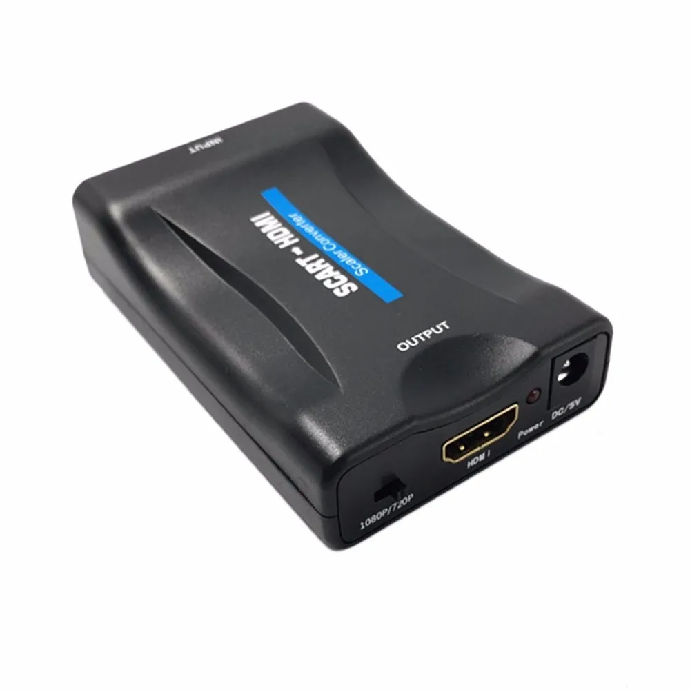 Onleny 1080P Scart в HDMI конвертер аудио-видео адаптер для HD ТВ Sky Box STB для смартфона HD tv DVD K5 США ЕС Великобритания разъем AU