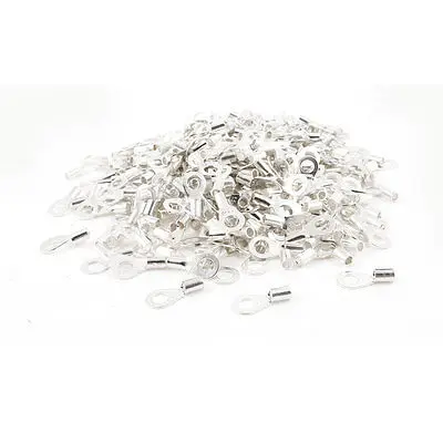 

1000pcs 1.5mm Stud Copper Lug Cable Connector Non-insulated Ring Terminal
