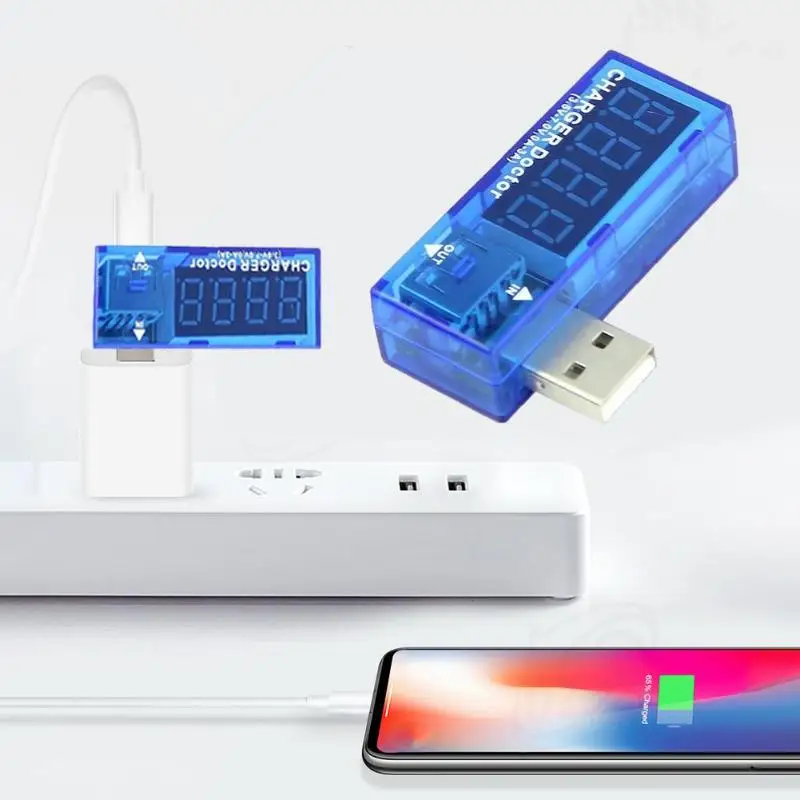 Мини цифровой вольтметр амперметр DC Многофункциональный USB тестер цифровой вольтметр Амперметр Напряжение Ток светодиодный дисплей детектор