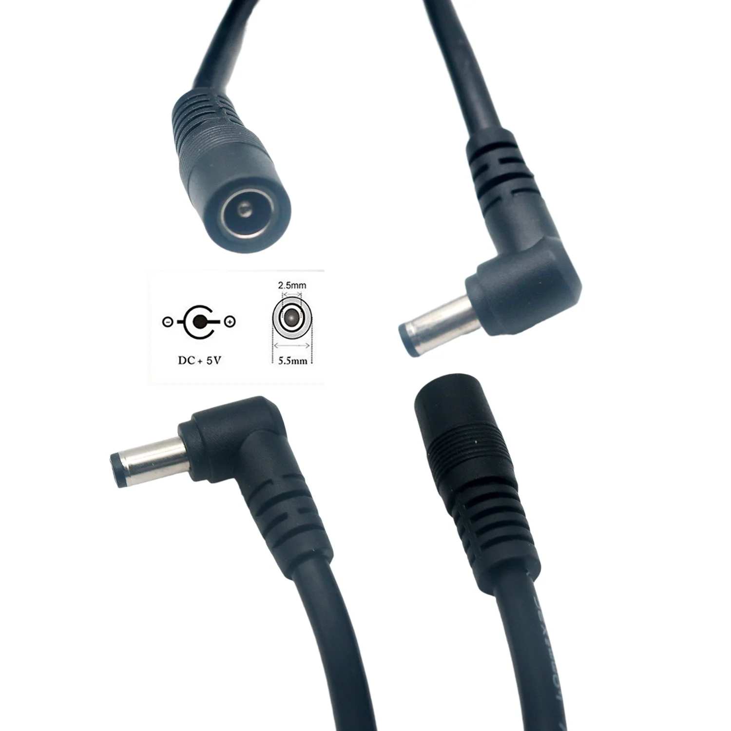 JacobsParts 5ft DC Power Extension Cable 5.5mm X 2.1mm Male Female Cord Ce1f73d8 A042 45d0 A125 Ed4e80bb14eb.c707c8362f0f6a9e0146c935a3cb6842 - View #10