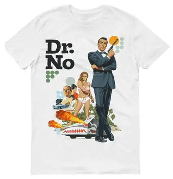 

James Bond Dr No Movie 100 Cotton Mens T Shirt E0497