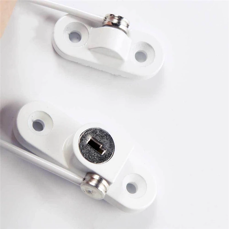 4Pcs Window Locks Children Protection Lock Stainless Steel Window Limiter Baby Safety Infant Security Child Pfoor Window Locks