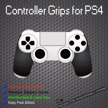 

Console Grip Sticker Set Anti-slip Silicone Game Gamepad Accessories Kit For PS4 Controller