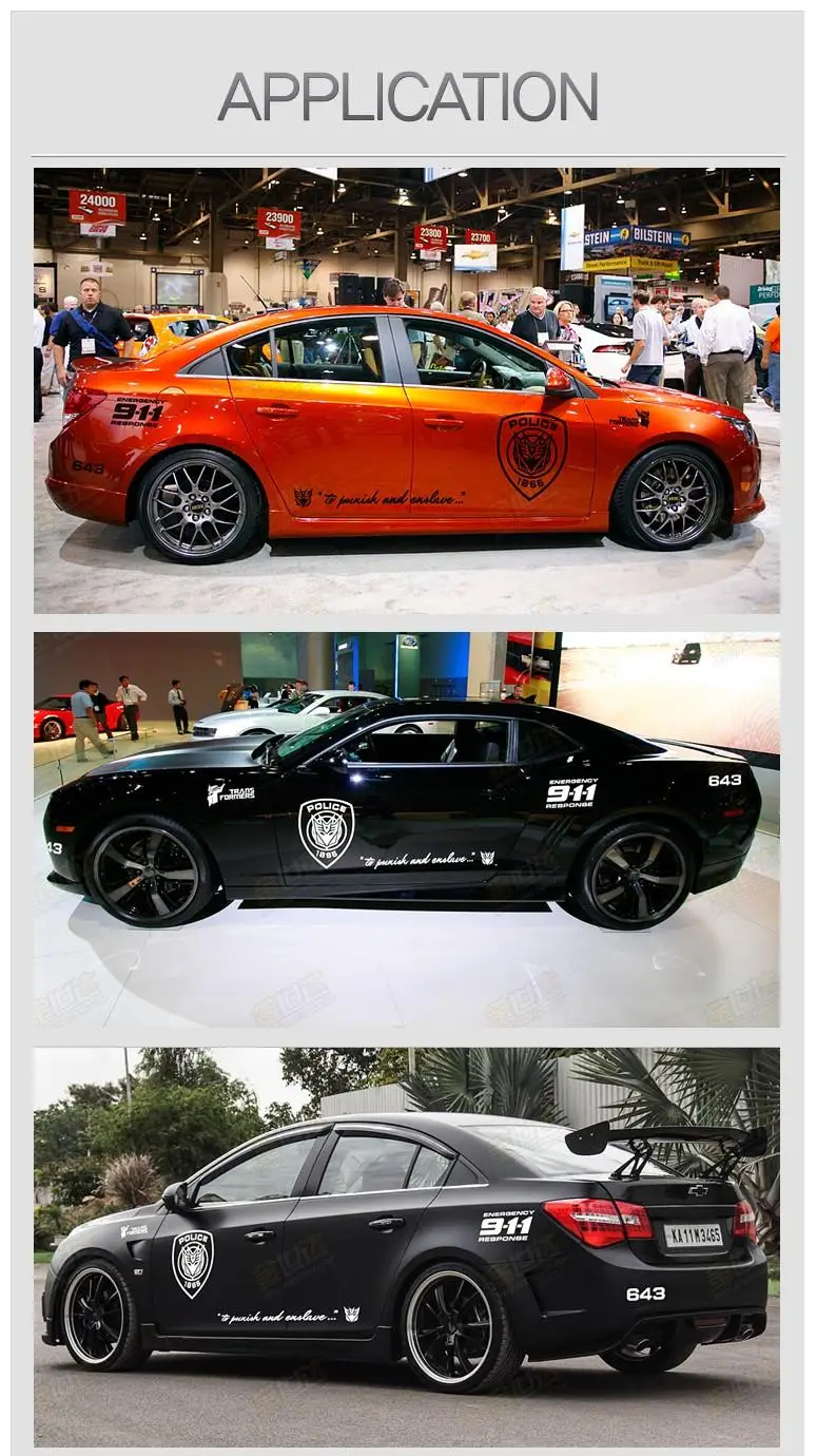 25 см 911 9-1-1 энергетический ответ для автомобильного стайлинга светоотражающий виниловый стикер наклейка в любом месте для Chevrolet Cruze Malibu