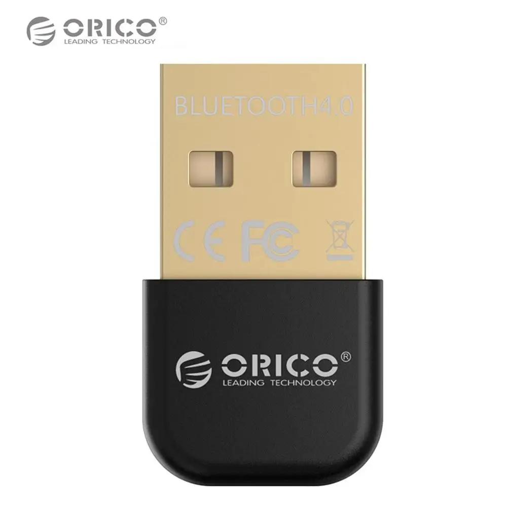 Черный ORICO BTA-403 Bluetooth адаптер Bluetooth 4,0 USB ключ Музыкальный звуковой приемник Мини CSR передатчик для телефона планшета - Цвет: Черный