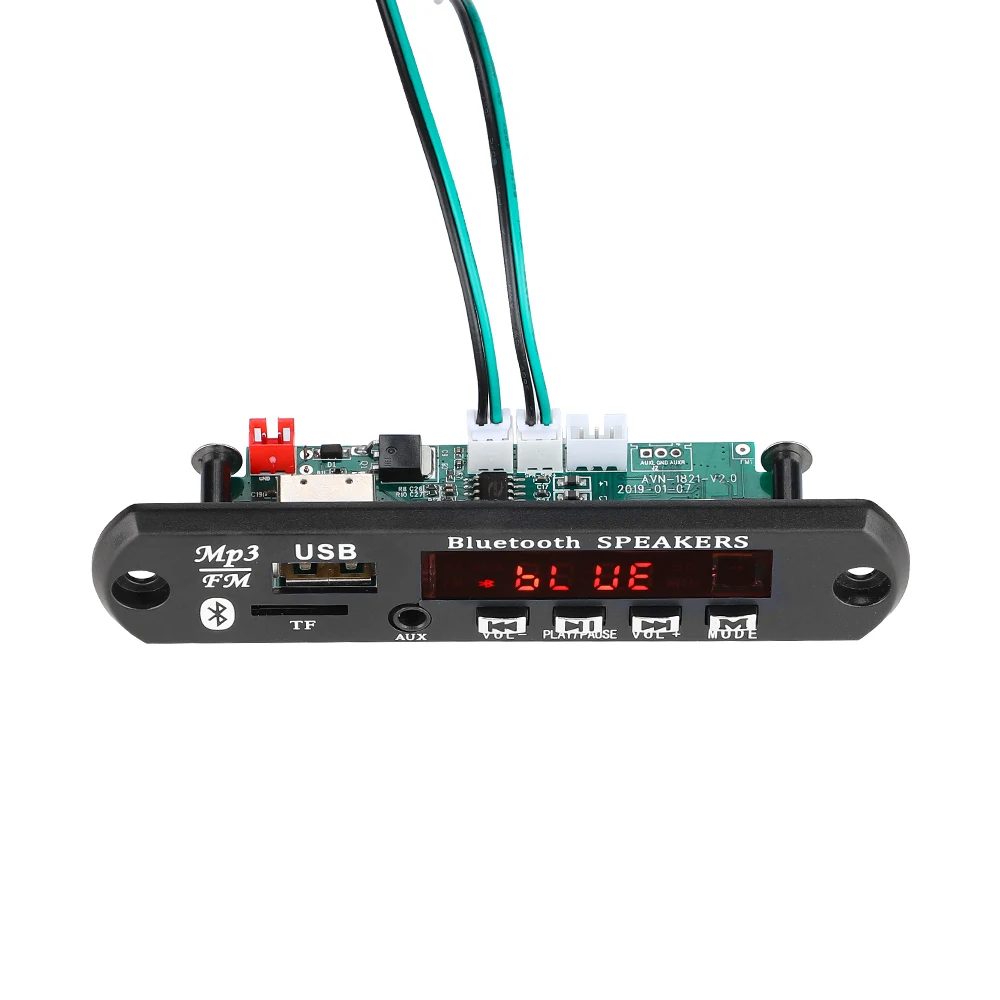 Плата усилителя AIYIMA 15Wx2 с Bluetooth MP3 декодер плата 5 0 приемник WAV APE FLAC аудио