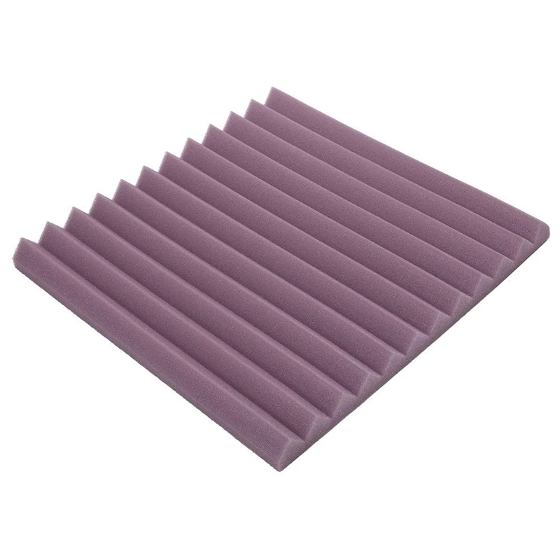 30X30X2,5 см Звукоизоляционная губка, 12 слотов акустическая пенная панель, Звукопоглощающая студия Ktv, звук для домашнего декора, художественная спальня, ванная комната