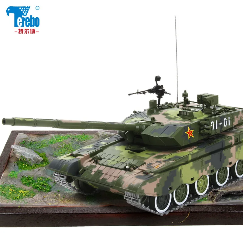 

Te er bo Type 99 Tank Model Alloy China 99A Main Battle Tank Metal Armoured Car Military Decoration Finished Product