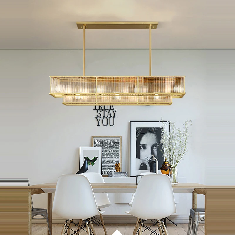 

E14 LED Retro American Copper Silver Golden Round Linear Dimmable Pendant Light Suspension Luminaire Lampen For Dinning Room