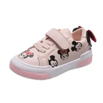 

Diseny kids Cartoon Mickey Mouse soft casual shoes girls Minnie soft light shoes eu size 21-30