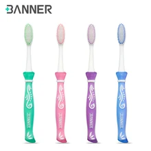 Баннерная зубная щетка Экологичная мягкая щетина для ухода за полостью рта взрослая домашняя дорожная зубная щетка для здоровья