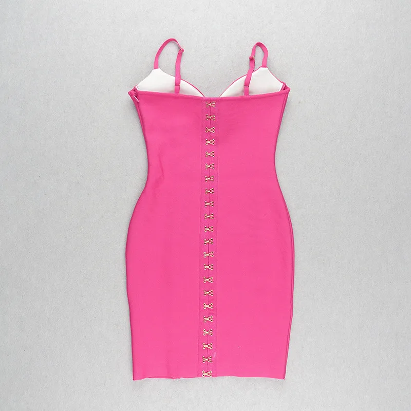 2019 New Bandage Dress Women Party Night Club V Neck Spaghetti Strap Bodycon Sexy Ladies Dresses Autumn Clothes Elegant Vestidos