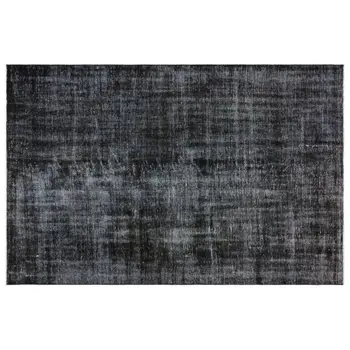 

Handmade Black Vintage Overdyed Turkish Area Rug 180x265 Cm-5'11''X8'8''