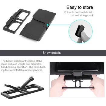 

Adjustable Angle Phone Holder Monitor Universal ABS Remote Control Desktop Shade With Sun Hood Foldable For DJI Mavic Air 2