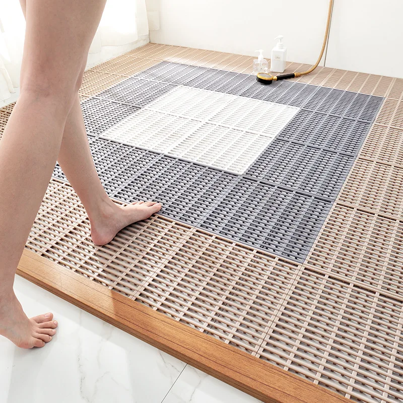 Bathtub and Shower Mat Extra Soft Eco Friendly TPE Non-Slip Bath Mat with Large