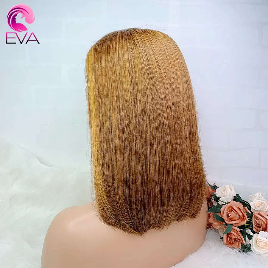 Eva Pro.Ratio Ombre 150% 13x6 Lace Front Human Hair Wigs Pre Plucked With Baby Hair Brazilian Remy Straight Hair For Black Women