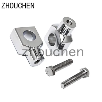 

2Pcs Motorcycle HandleBar Riser Mount Clamp 25MM 1'' For Kawasaki Yamaha