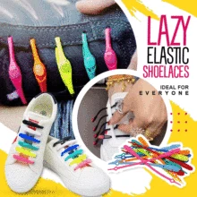 14Pcs Lazy Elastic Shoelaces Round Locking No Tie Shoe Laces Kids Adult Quick Lazy Laces Rubber Sneakers Shoelace Dropshipping