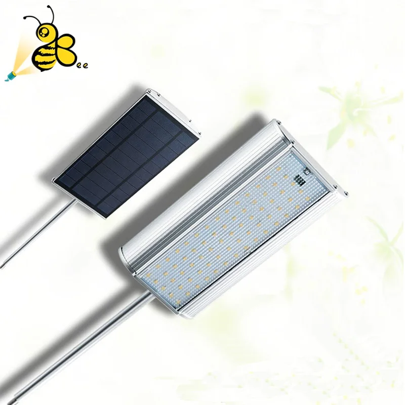 70 LED Solar Light with Remote Control 5 Modes Motion Sensor IP65 Waterproof Aluminum Alloy Wall Lamp Outdoor Solar Garden Light