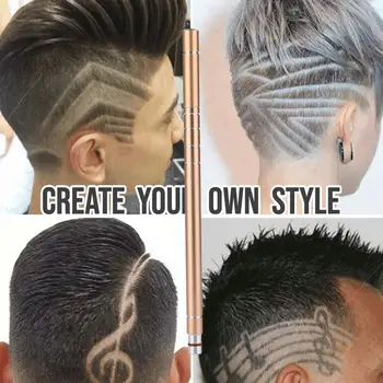 

The Third Generation Of European Professional Magic Haircut Eyebrow Steel Pen Men's Beard Sculpting Shaving Knife N9Q6