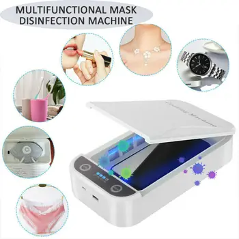 

Portable UV Light Phone Jewelry Sterilizer Box Clean Storage Sanitizer Case UK