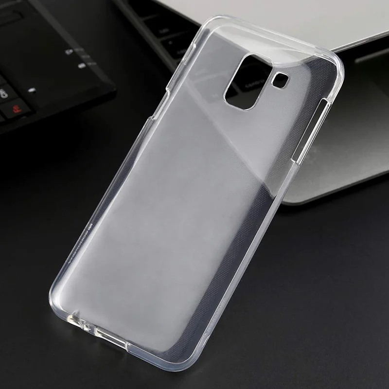 

Transparent Bumper Cases for Samsung Galaxy J6 2018 Case Soft TPU Silicone Cover Camera Protective Phone Back Armor J62018 J600