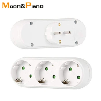 

EU Conversion Plug One Turn Three Hole EU Standard Multi-Function Power Adapter 16A Travel Socket Plugs AC 250V Converter