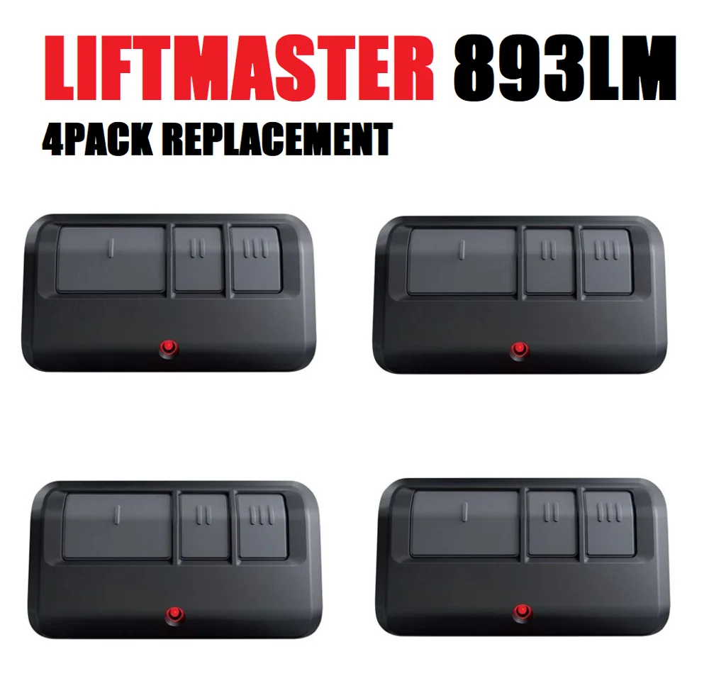 Пульт дистанционного управления Liftmaster 893LM 950ESTD 953ESTD Security + 2 0 MyQ 4 упаковки |