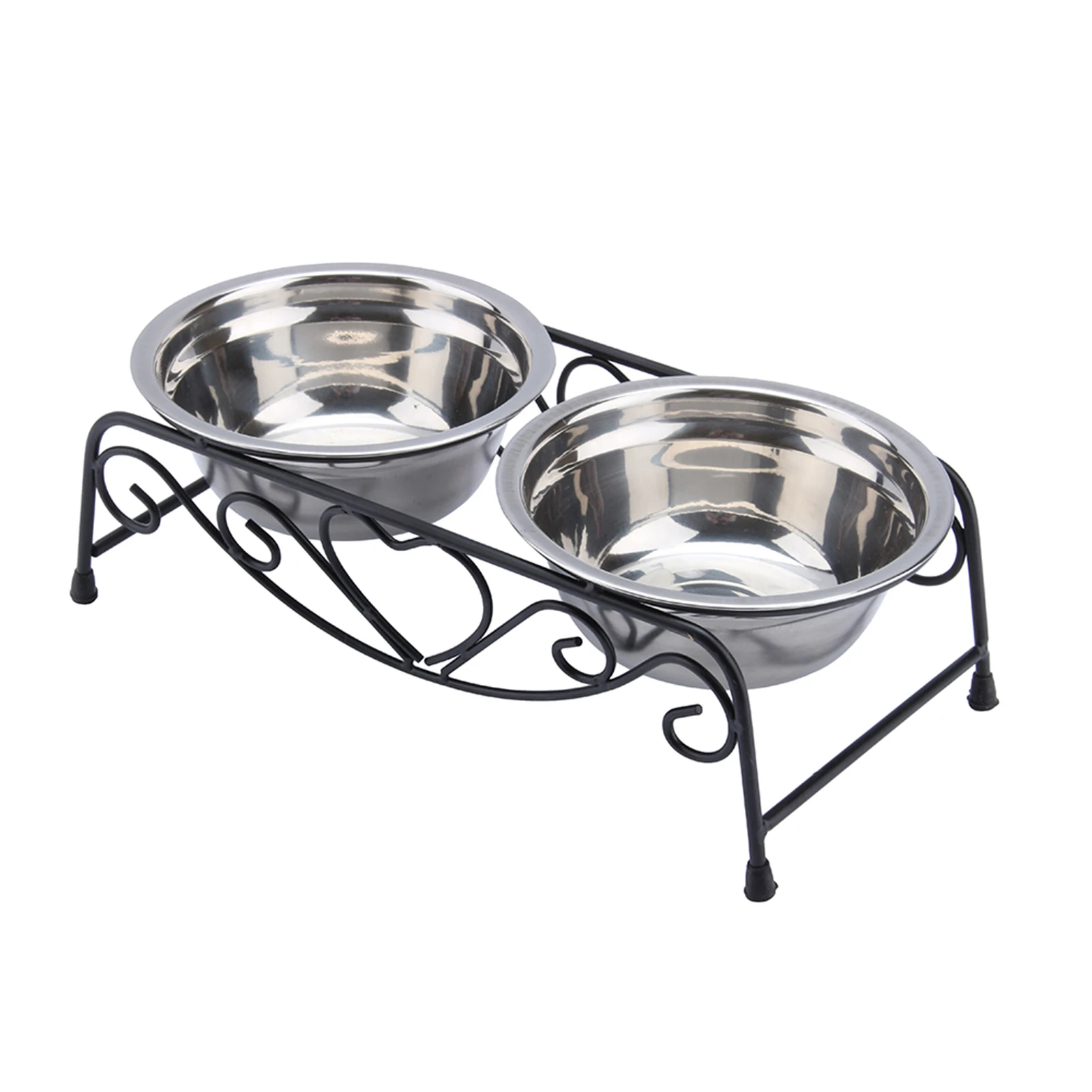 Stainless Steel Dog Bowl Pet Feeding Bowls for Cats or Drinking Fountain Feeder Water Container Food Dogs | Дом и сад