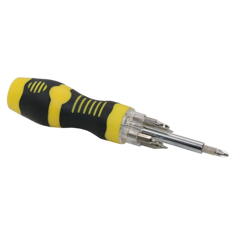 6PCS Screwdriver Set Multifunction 6 In 1 Manual Repair Package with Nickel-Chrome Alloy Steel N/A