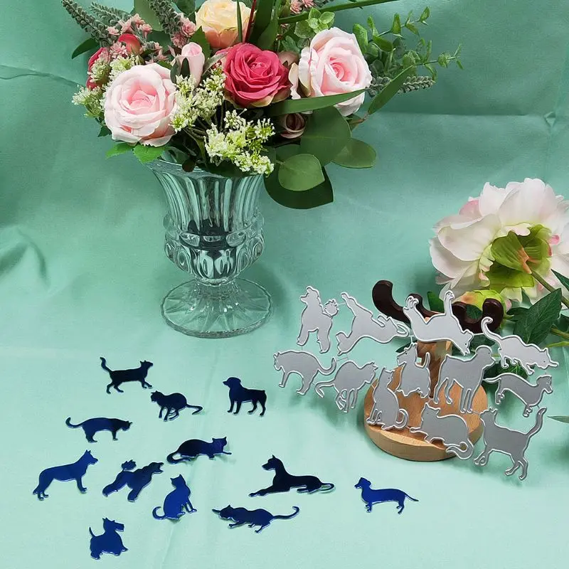 

Animals Shape Metal Cutting Dies Stencil DIY Scrapbooking Album Stamp Paper Card Emboss Decorative Mold