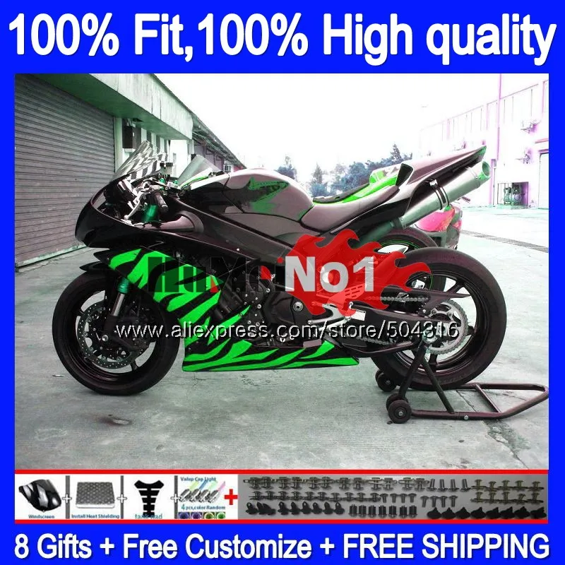 OEM инъекция для YAMAHA YZF R 1 1000 R1 07 56MC.006 зелено-черный YZF1000 YZF-1000 2007 2008 - Цена: 42 167,81 руб.