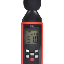 Цифровой измеритель уровня звука диапазон со звуковым моделированием самокалибровка батарея входит в комплект шумомер